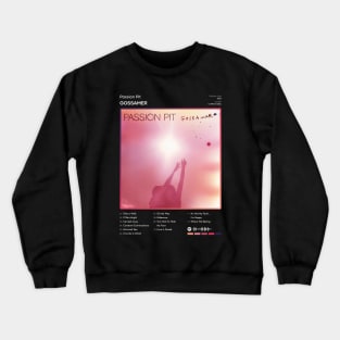 Passion Pit - Gossamer Tracklist Album Crewneck Sweatshirt